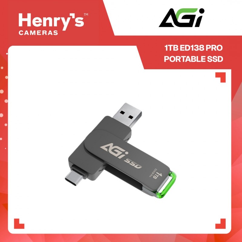 外付けハードディスク・ドライブ AGi Portable SSD ED138 Pro 1TB Amazon | AGI ED138 外付けSSD 1TB USB3.2 Gen2 最大読出 530MB/s PS4